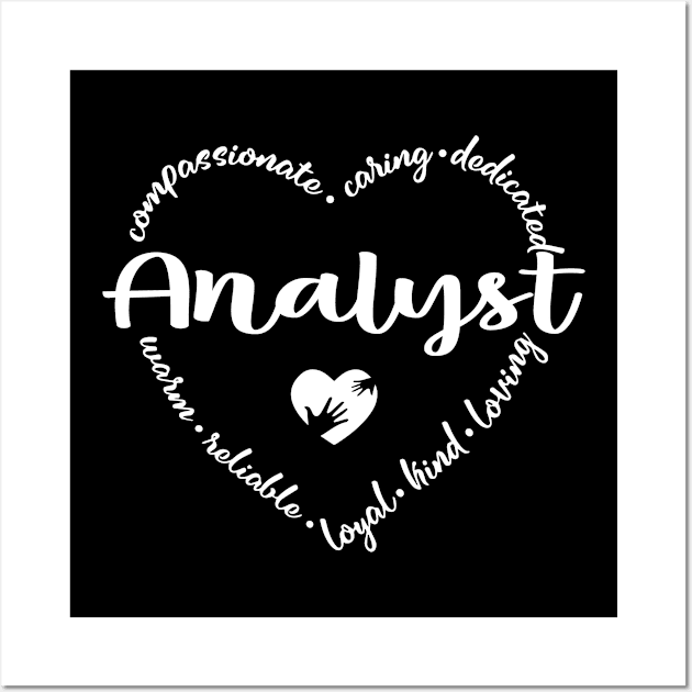 Analyst Heart Wall Art by HeroGifts